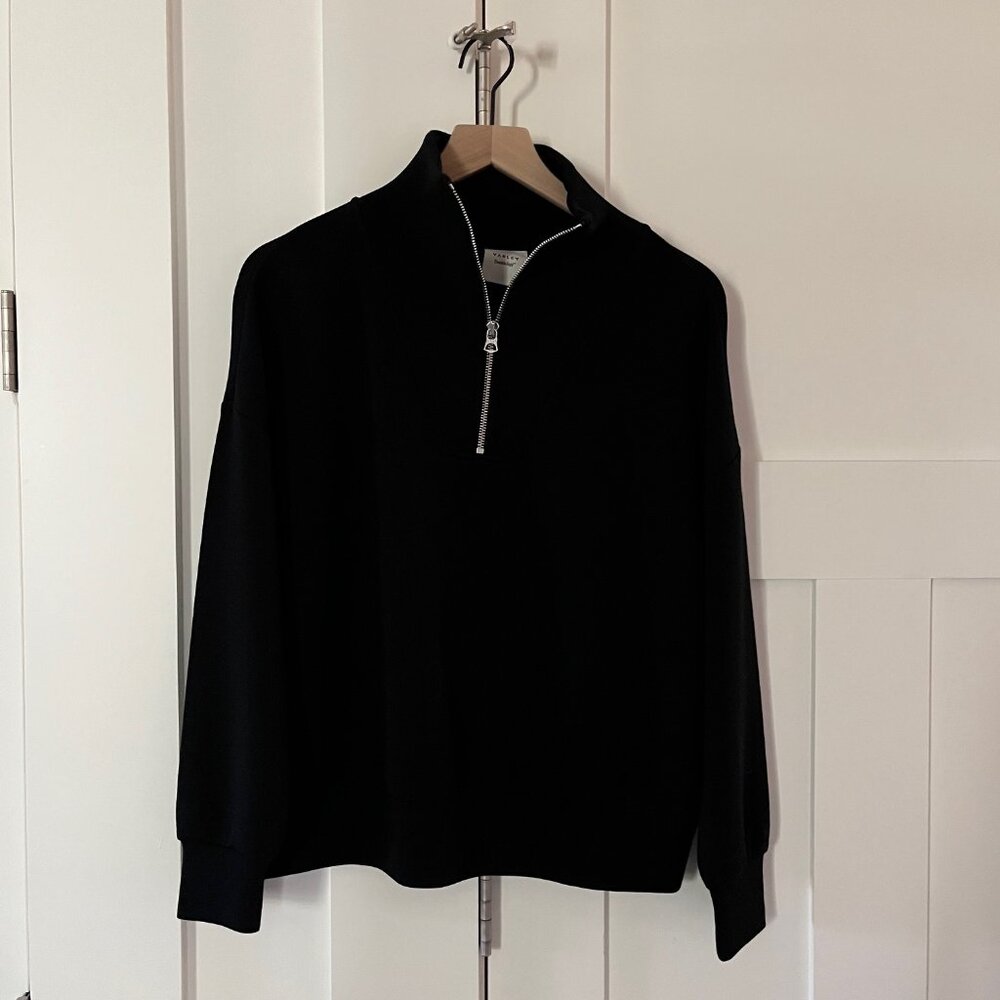 Varley Hawley Half-Zip Black XS New